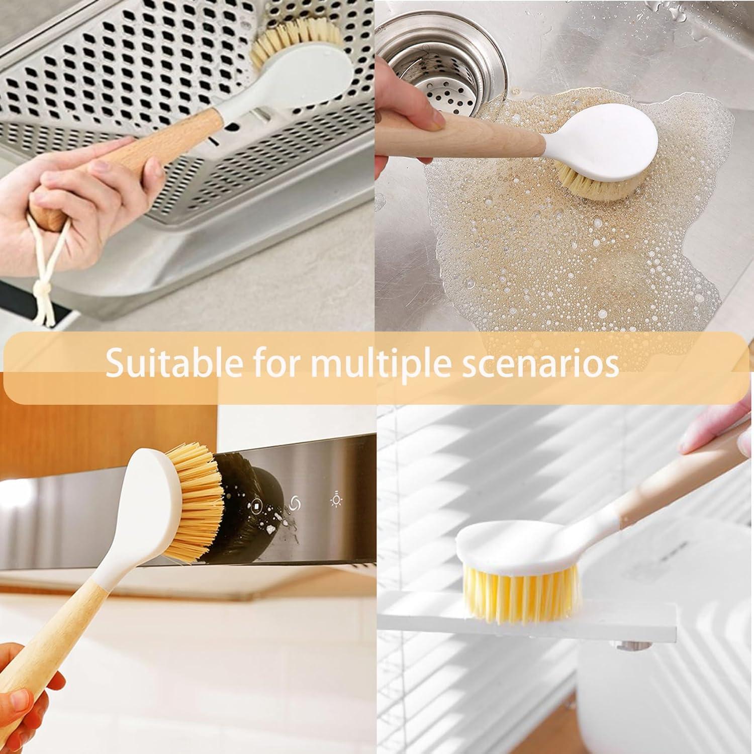 Cepillo de Fregar GZTFPQ con Mango Antideslizante - 2 Unidades