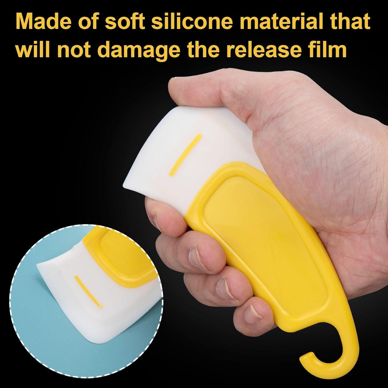 6 Espátulas de Silicona Pndeyo para Impresora 3D Amarillo