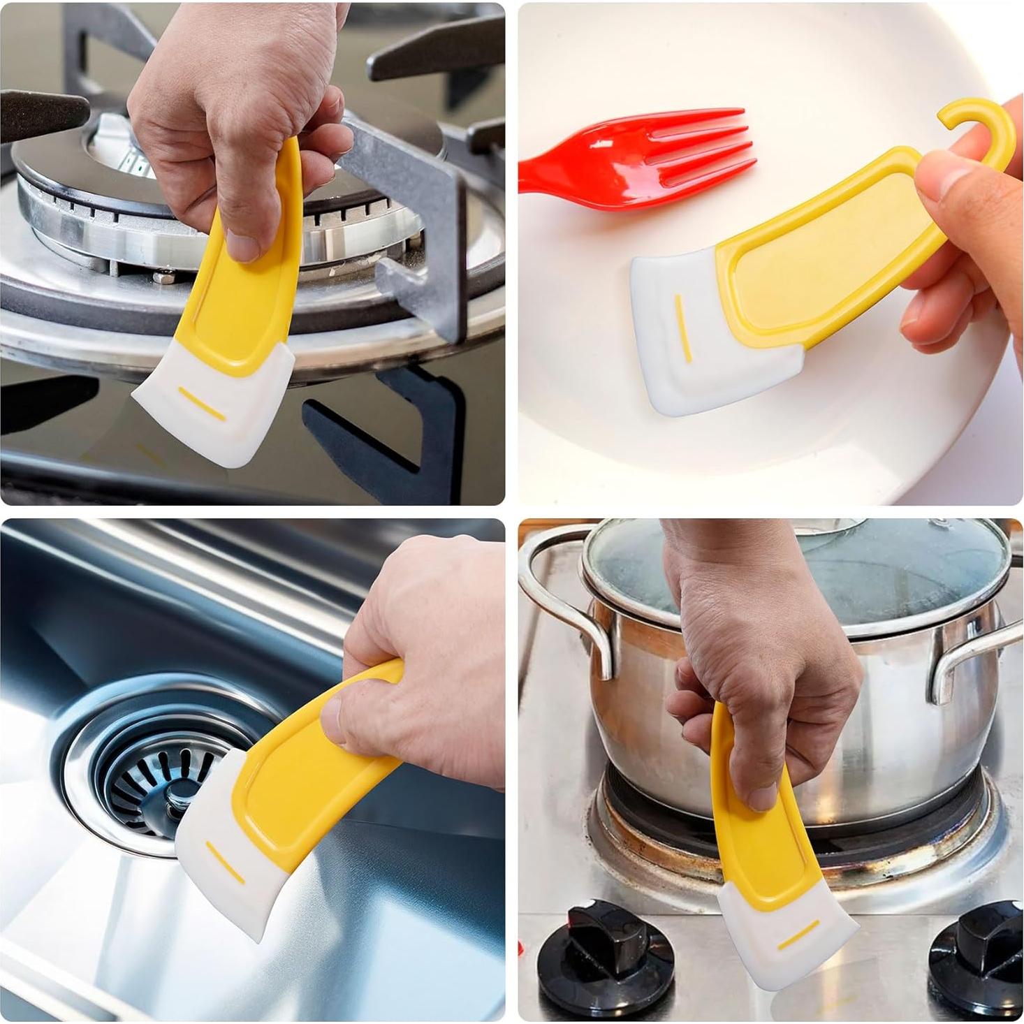 6 Espátulas de Silicona Pndeyo para Impresora 3D Amarillo