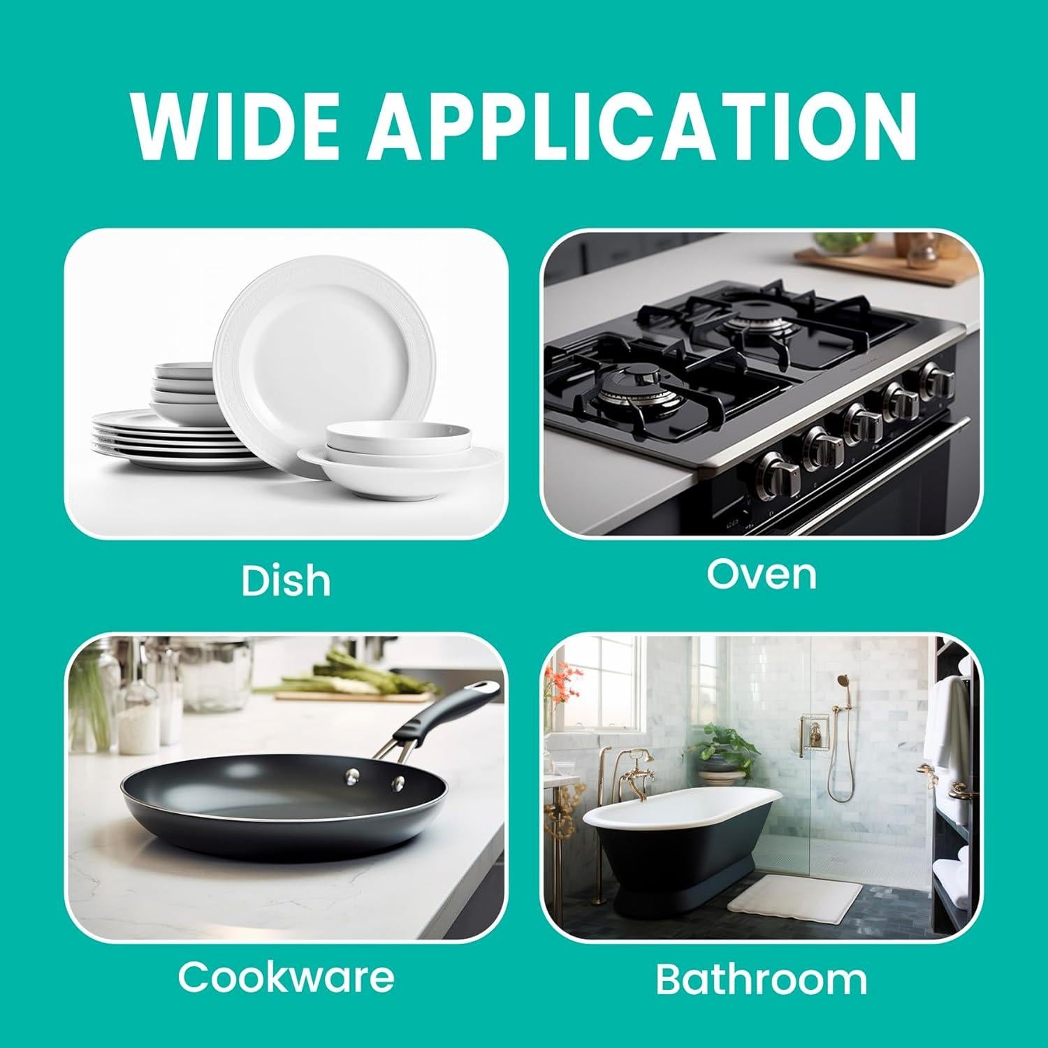 Recargas de esponja HELIME para varita de platos 9 unidades