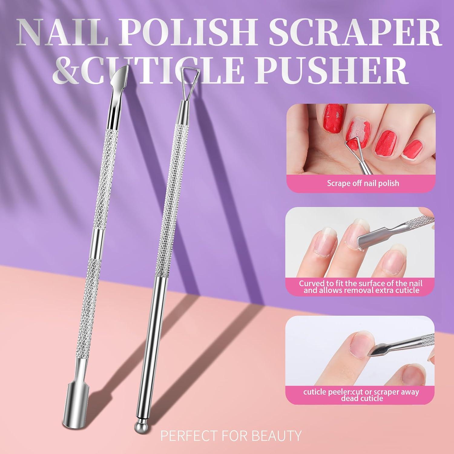 Kit Tazón de Remojo para Uñas Teenitor con Aceite y Herramientas