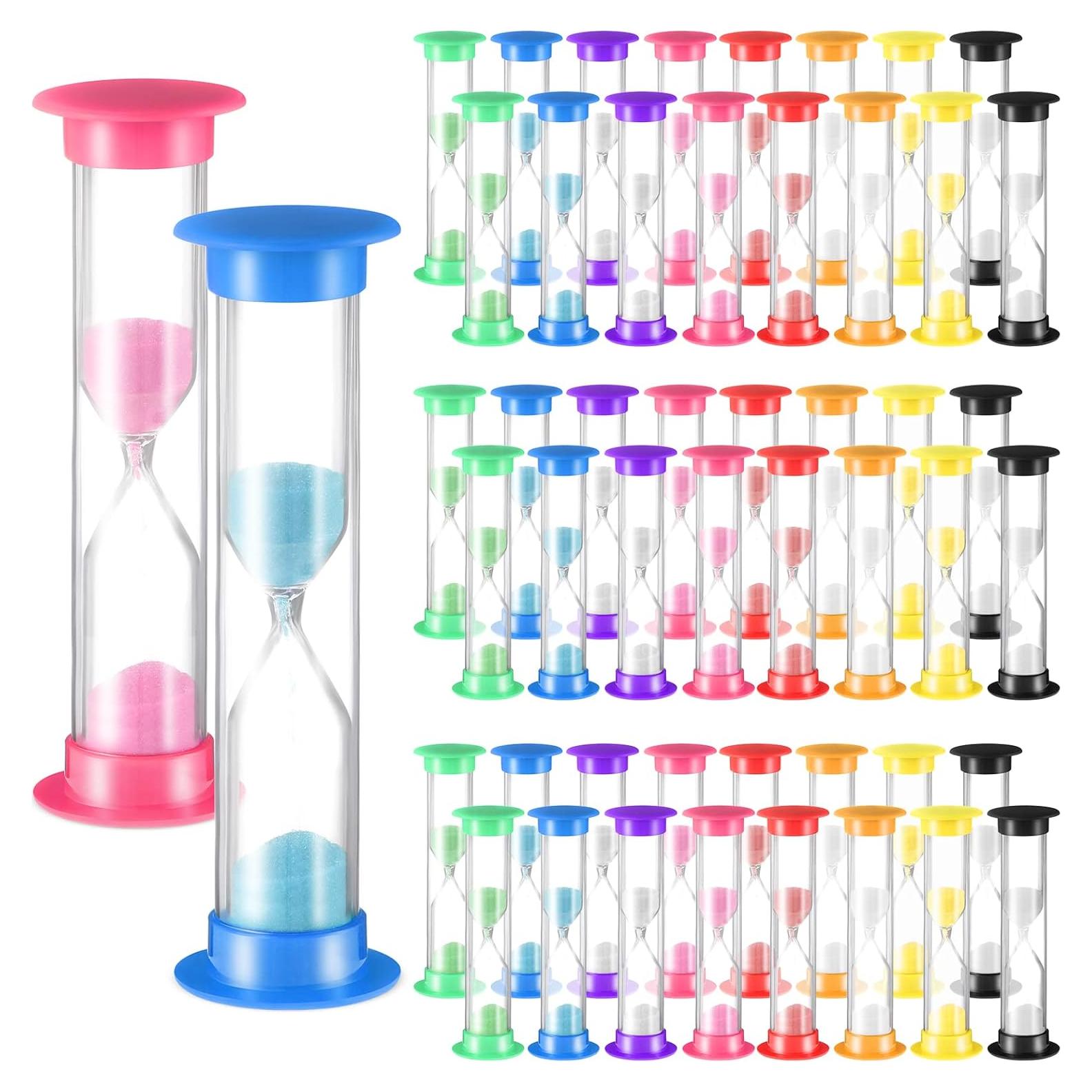 Temporizador de Arena 48 Pcs Queekay 2 Minutos Colorido