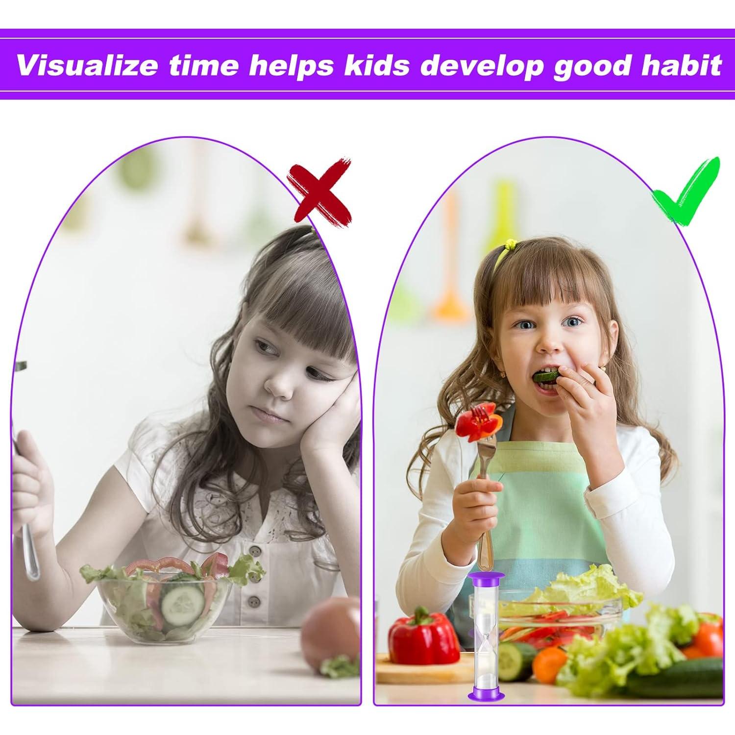 Temporizador de Arena 48 Pcs Queekay 2 Minutos Colorido