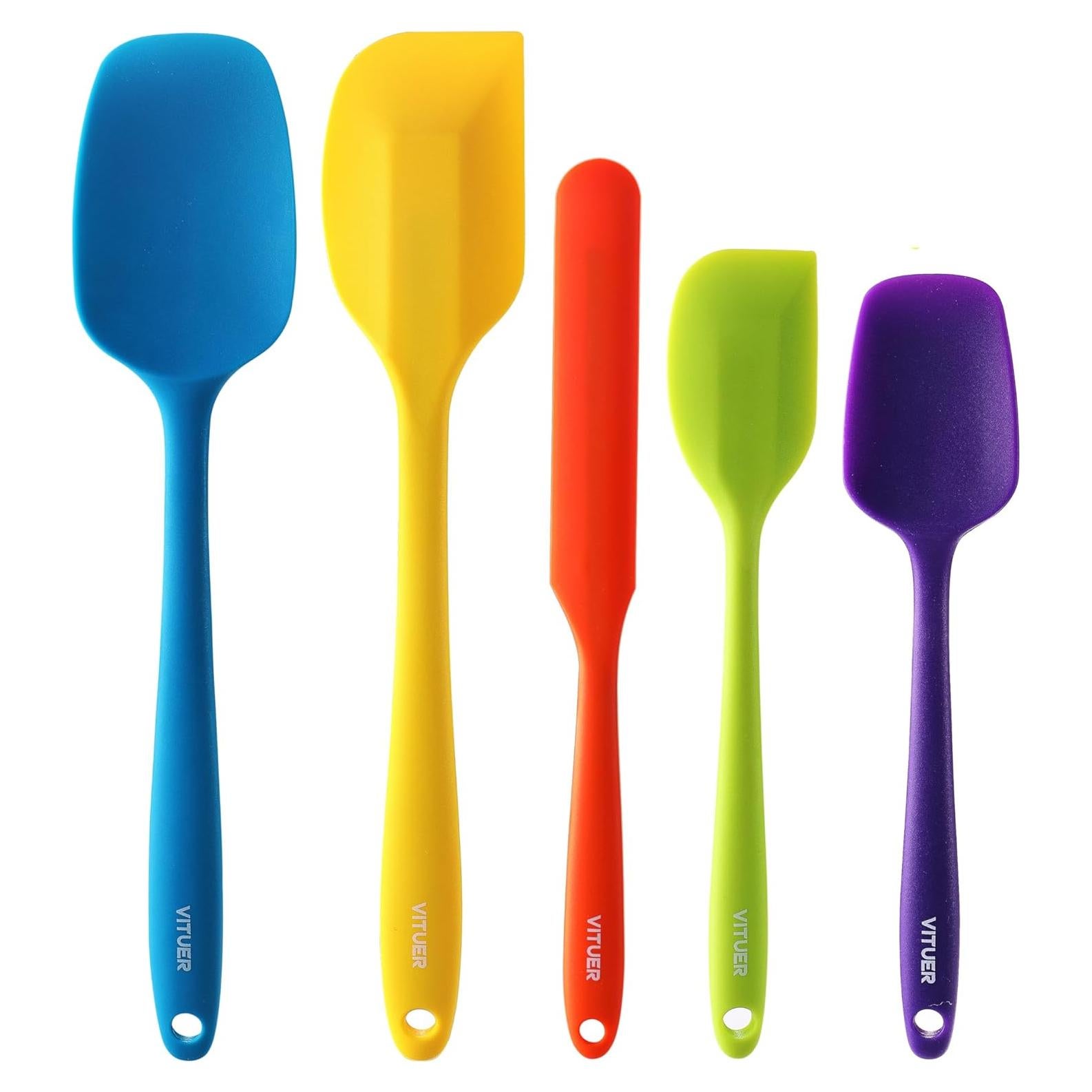 Juego de 5 espátulas de silicona VITUER sin BPA