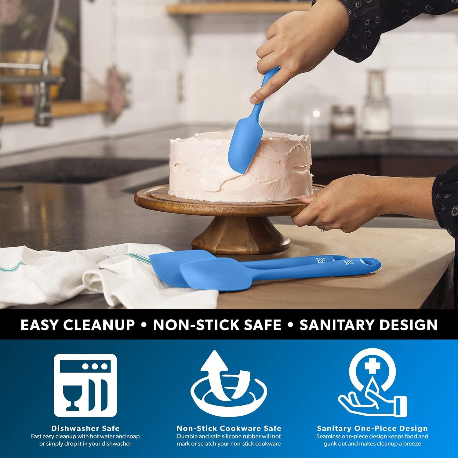 Espátula Pequeña DI ORO de Silicona Azul 22,35 cm Resistente