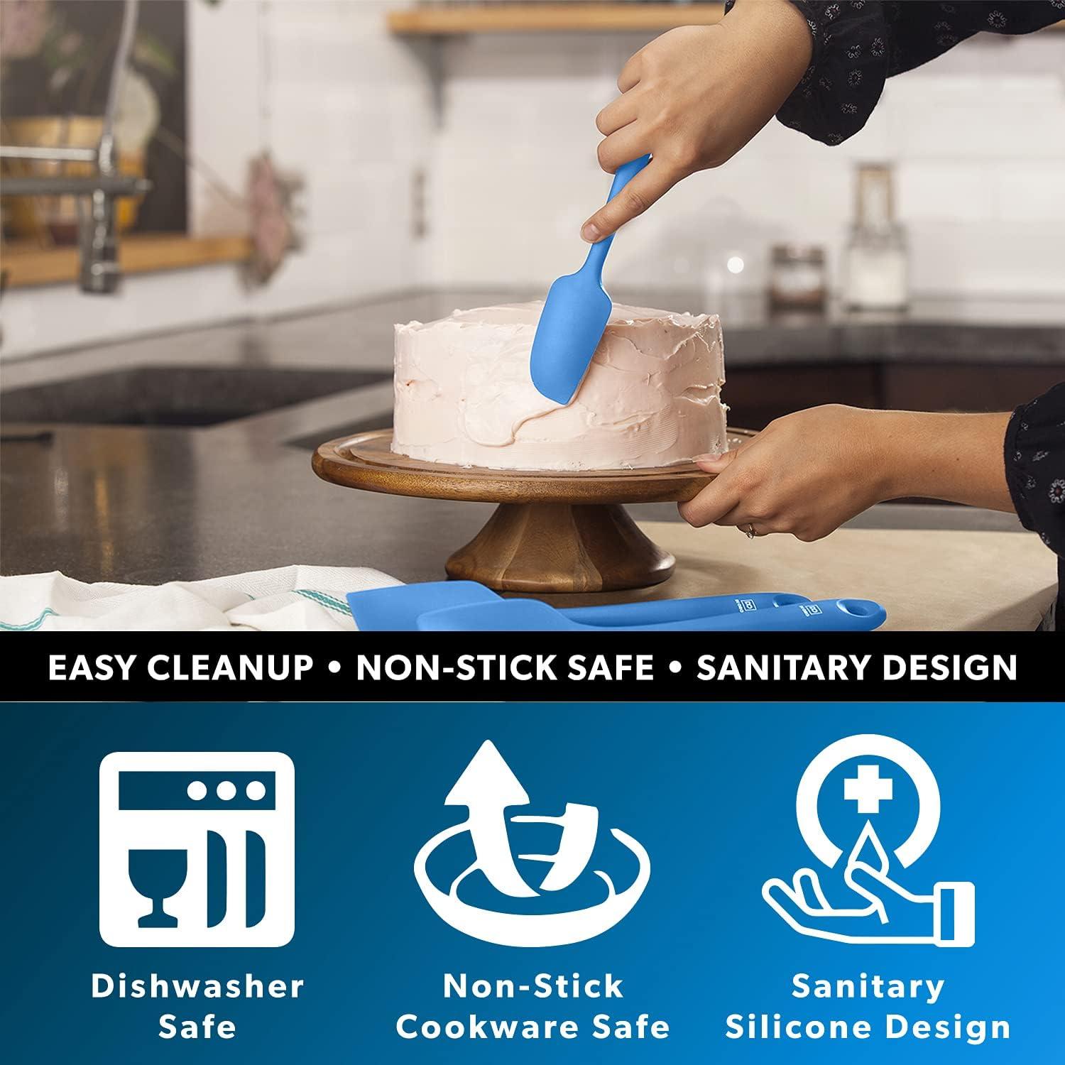 Espátula Pequeña DI ORO de Silicona Azul 22,35 cm Resistente