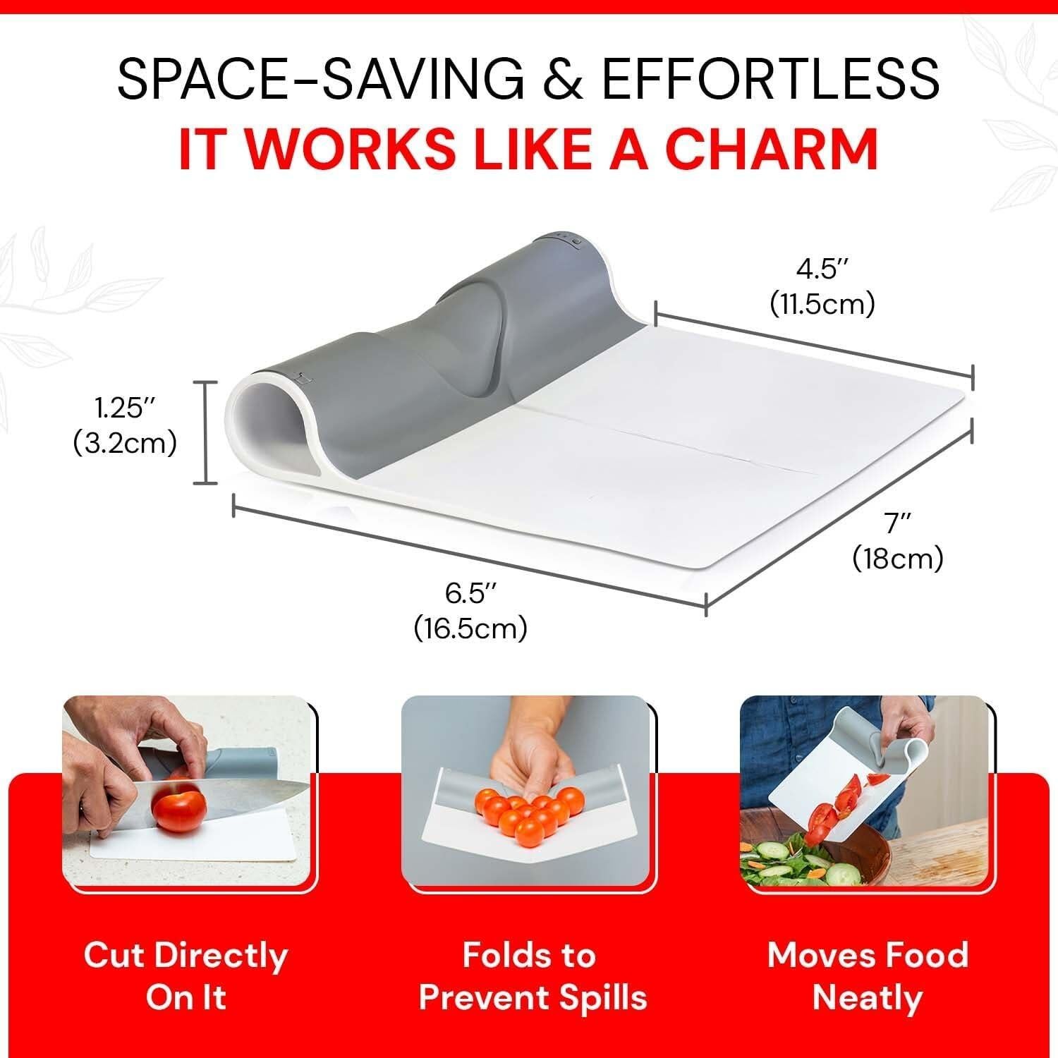 DANDY ScooperDuper - Raspador de Cocina Plegable 18x16.5 cm