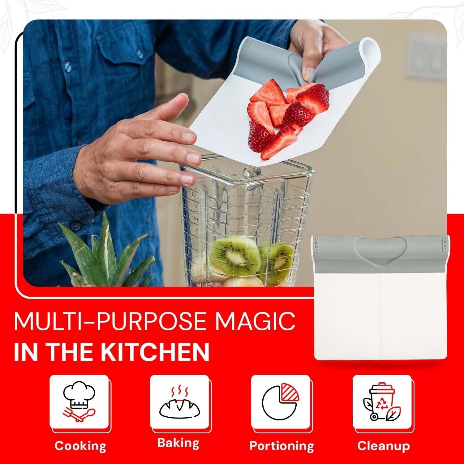 DANDY ScooperDuper - Raspador de Cocina Plegable 18x16.5 cm