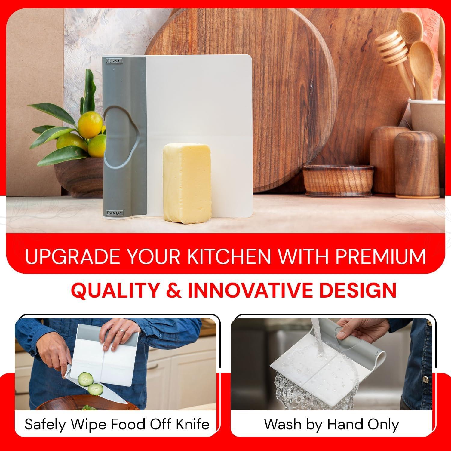 DANDY ScooperDuper - Raspador de Cocina Plegable 18x16.5 cm