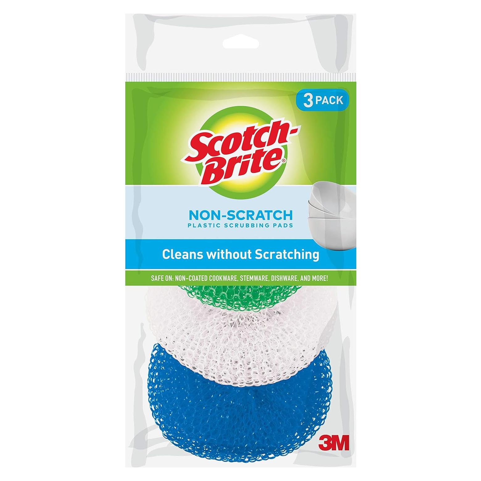 Esponjas de Limpieza Scotch-Brite 3 Unidades Sin Rayar