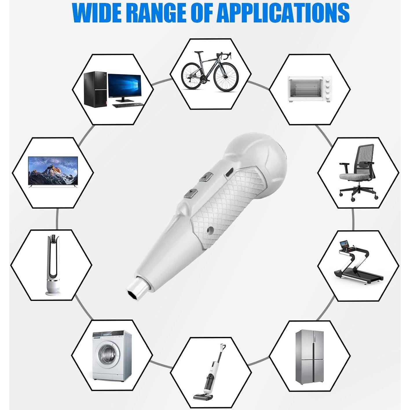 Destornillador eléctrico inalámbrico XLX 3.7V recargable con LED
