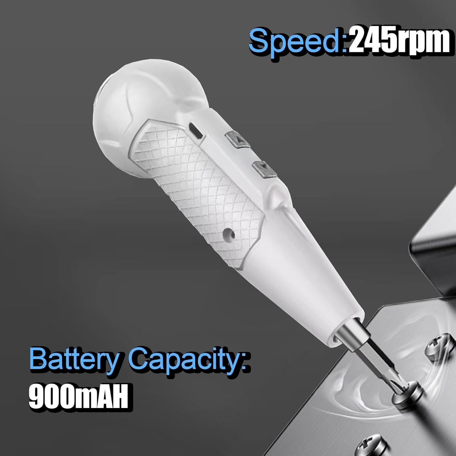 Destornillador eléctrico inalámbrico XLX 3.7V recargable con LED