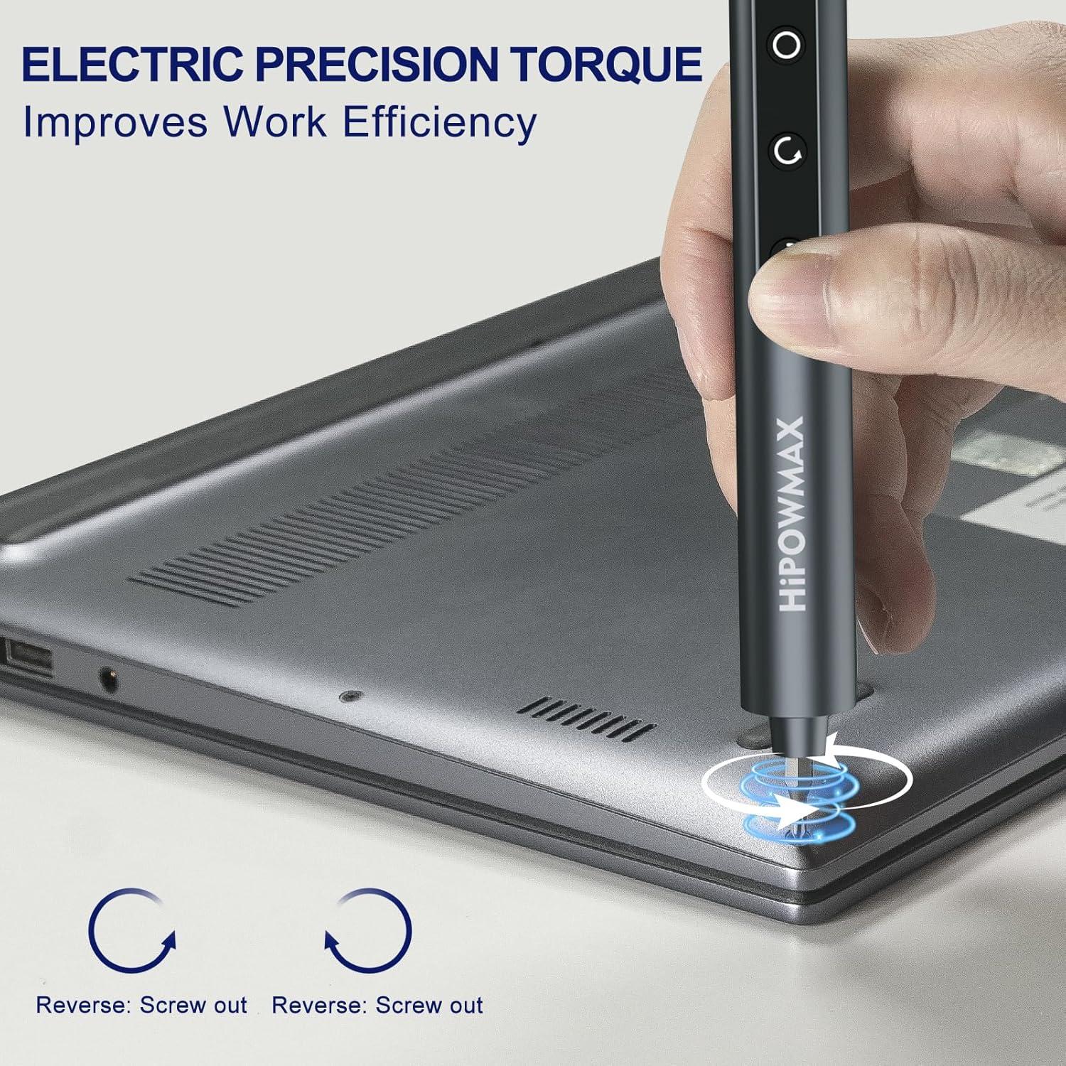 Destornillador Eléctrico Mini HiPOWMAX 49-en-1 Inalámbrico