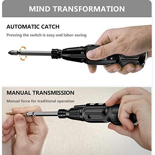 Destornillador Eléctrico Inalámbrico GOSLMYY 3.6V Recargable