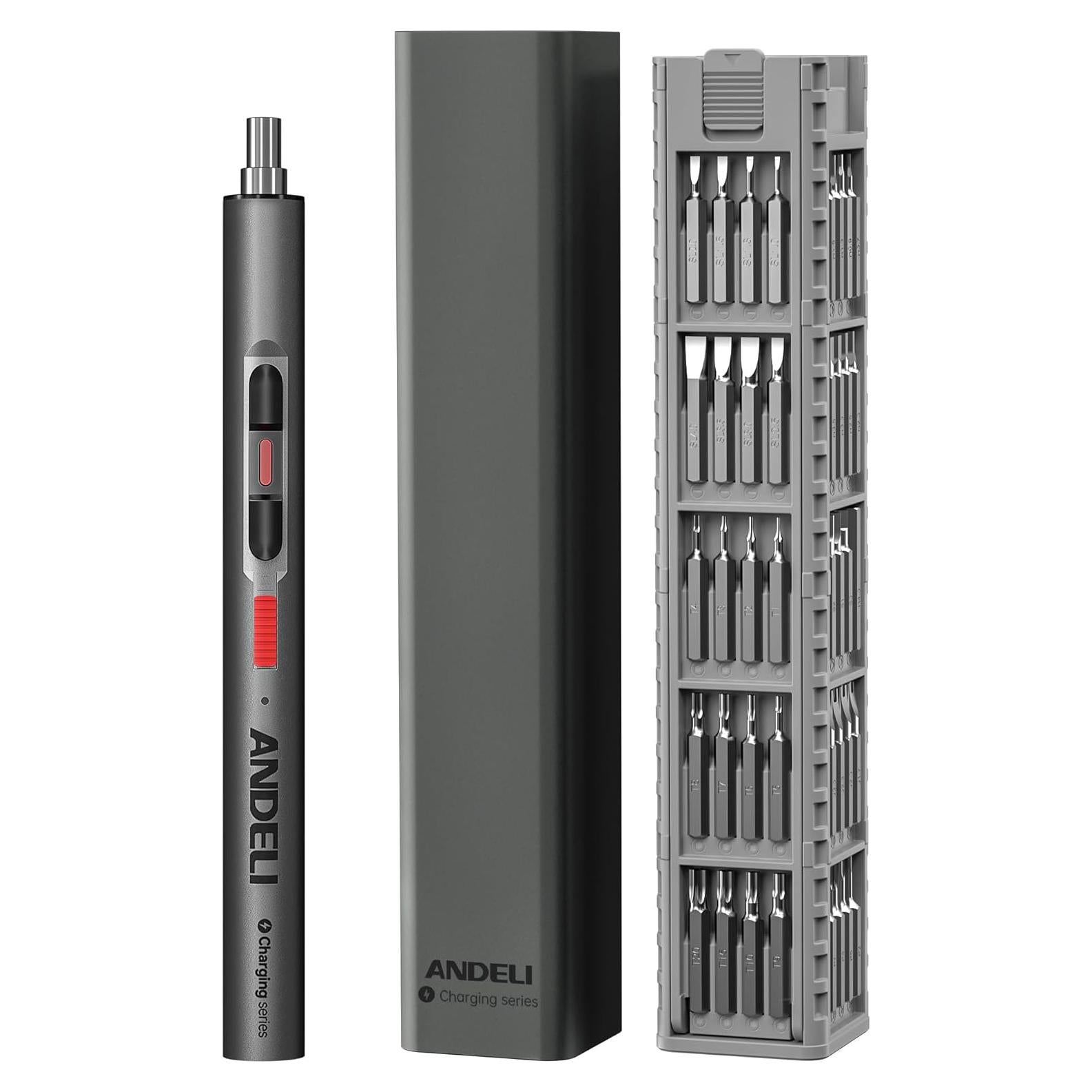 Juego de Destornilladores Eléctricos ANDELI Mini 60 Puntas