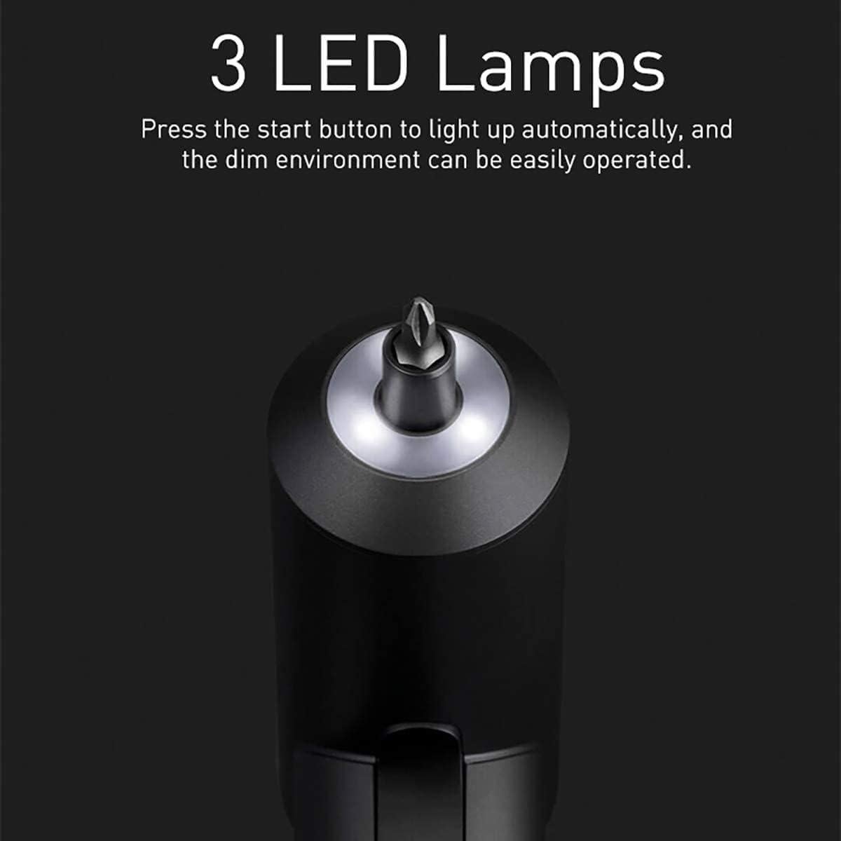 Destornillador Eléctrico Xiaomi 3.6V Inalámbrico con 12 Puntas