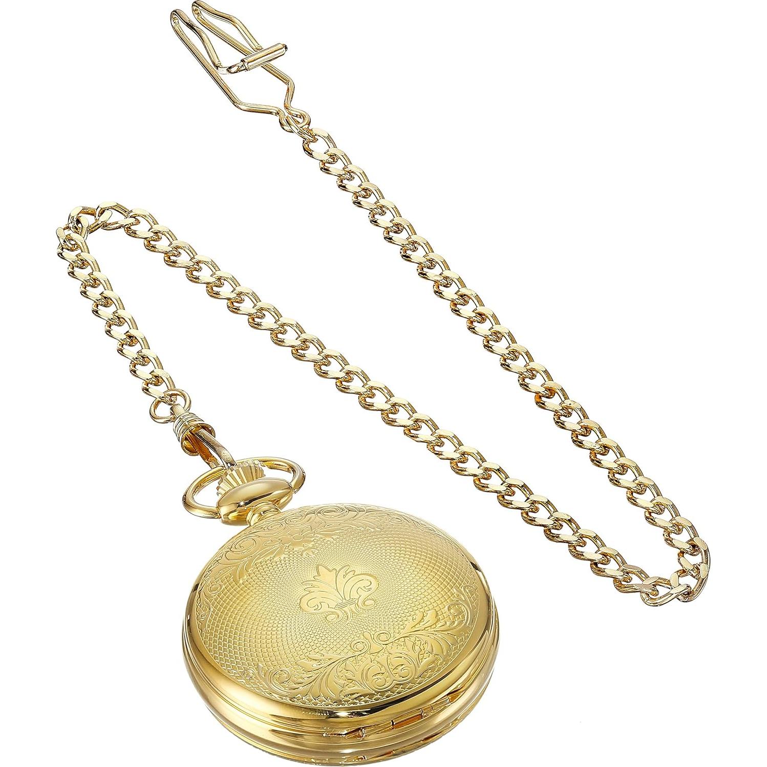 Reloj de bolsillo mecánico Charles-Hubert 47mm oro