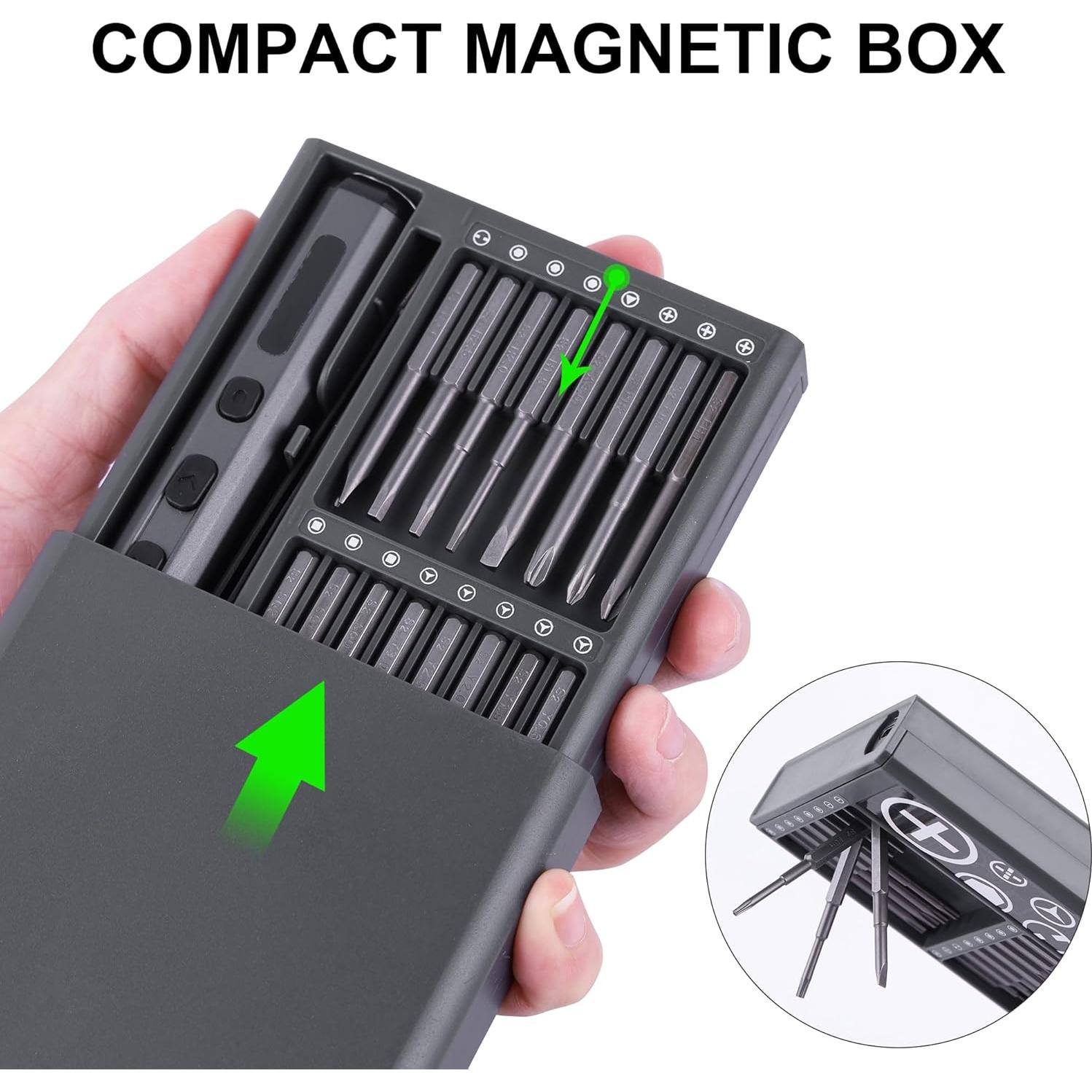 Juego de Destornilladores Eléctricos HPFIX 69 en 1 con LED