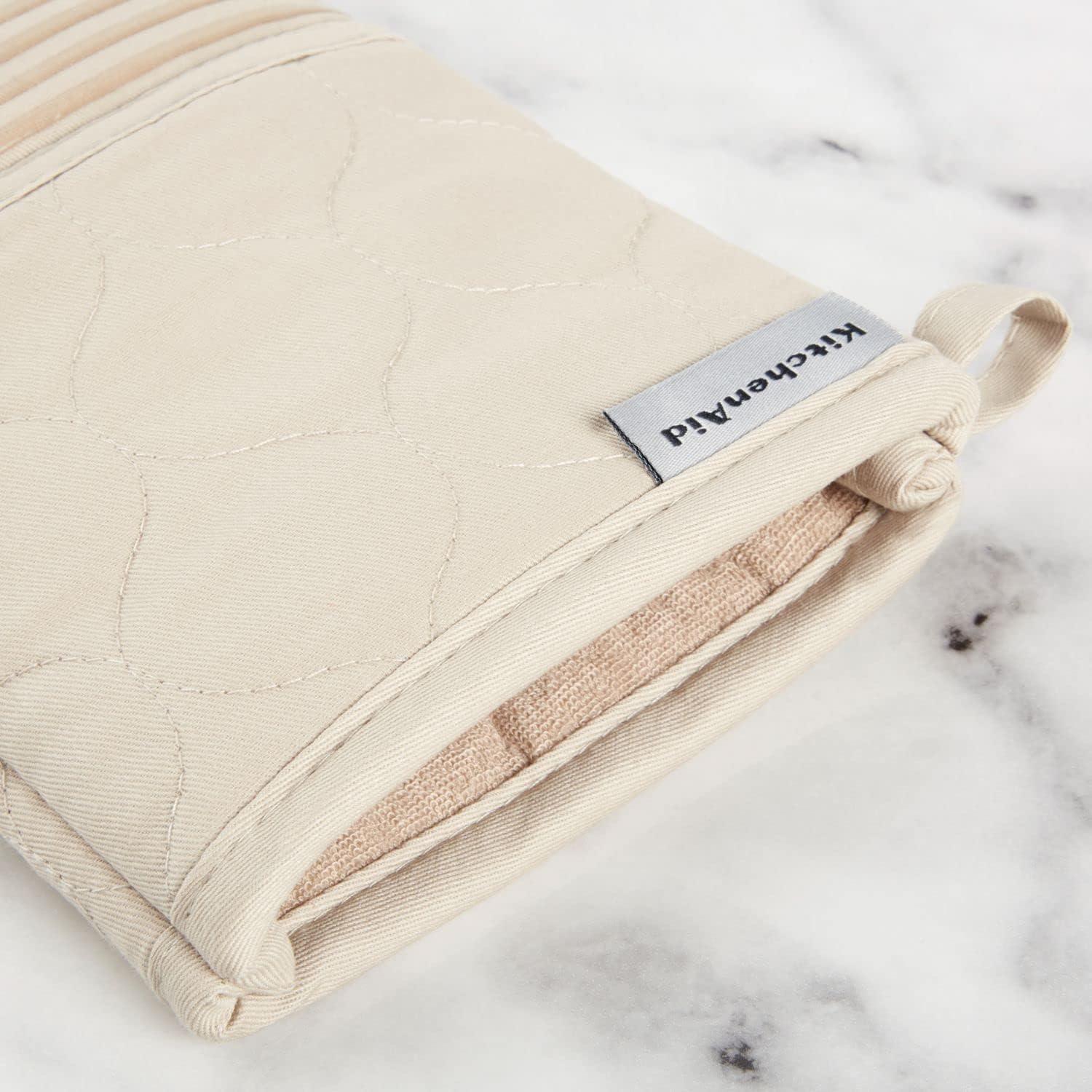 Guante de Horno KitchenAid Algodón Terciopelo 4 Piezas