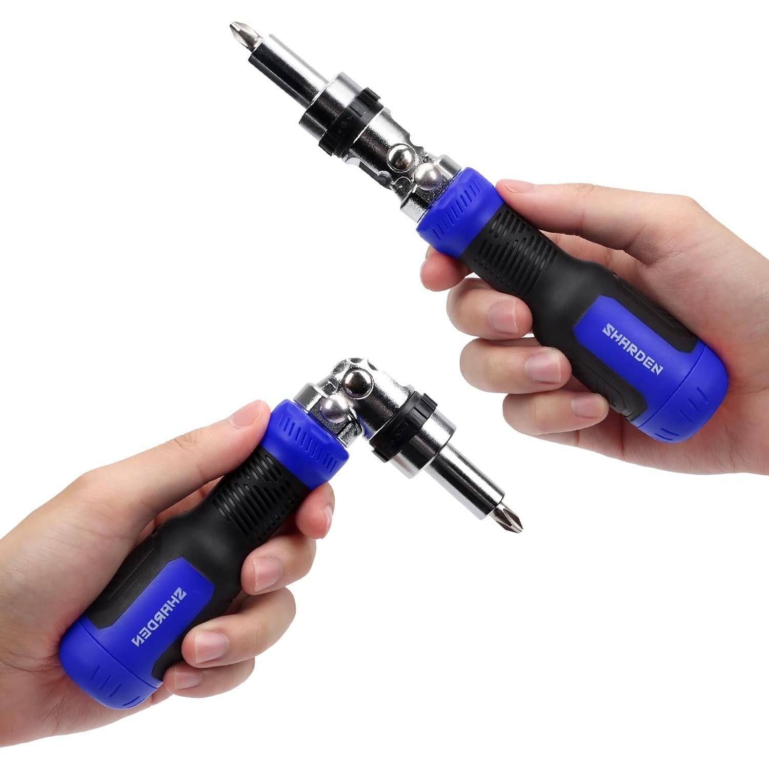 Destornillador Multi 13 en 1 SHARDEN con Carraca y Bits