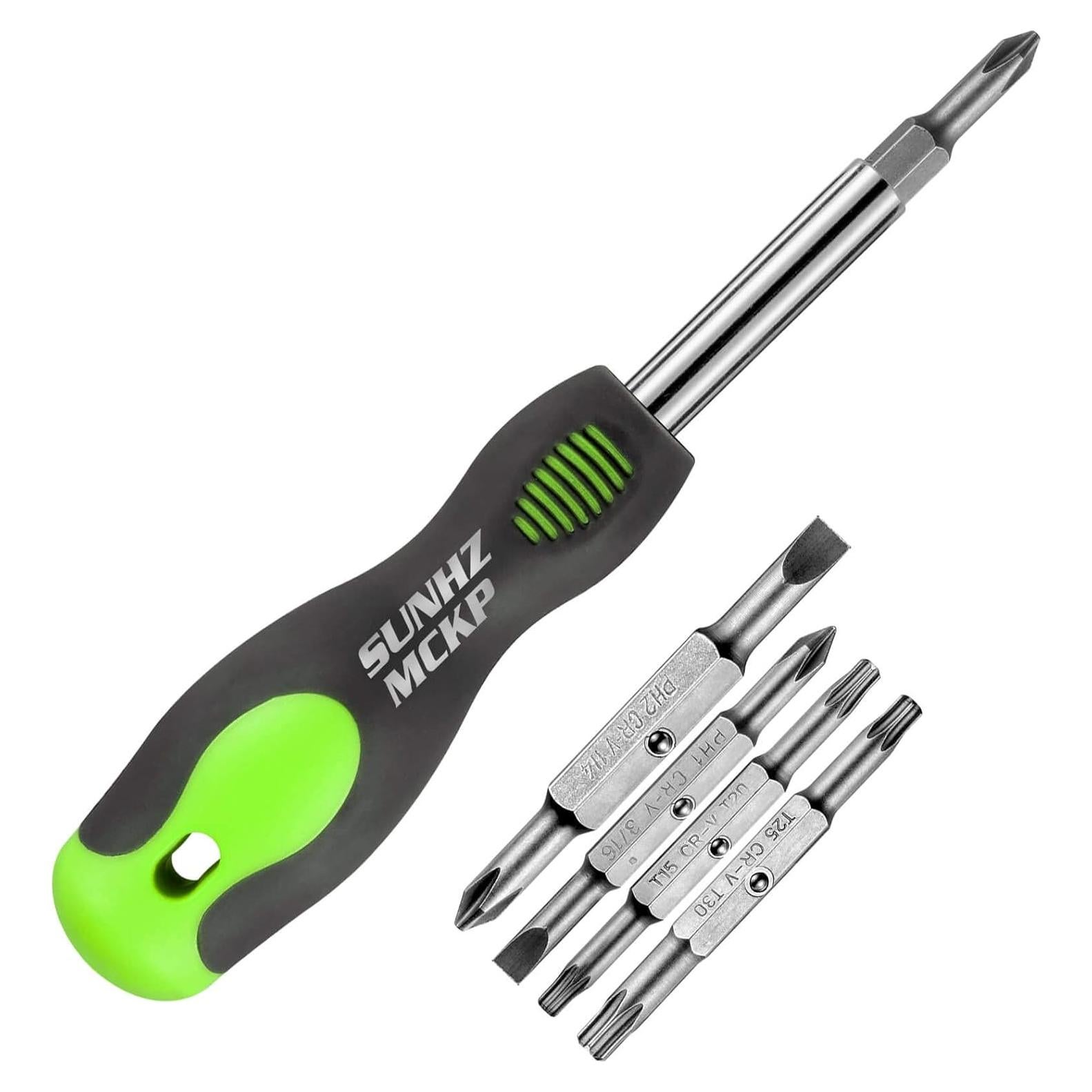 Destornillador 8 en 1 SUNHZMCKP ergonómico portátil