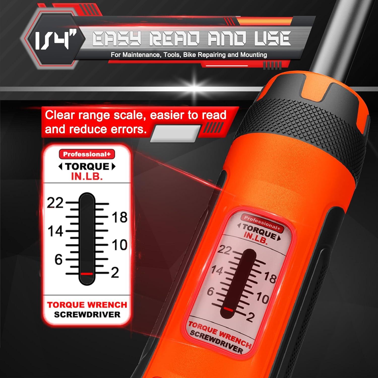 Juego de destornilladores de par Aiourx 2-30 Nm 32 piezas