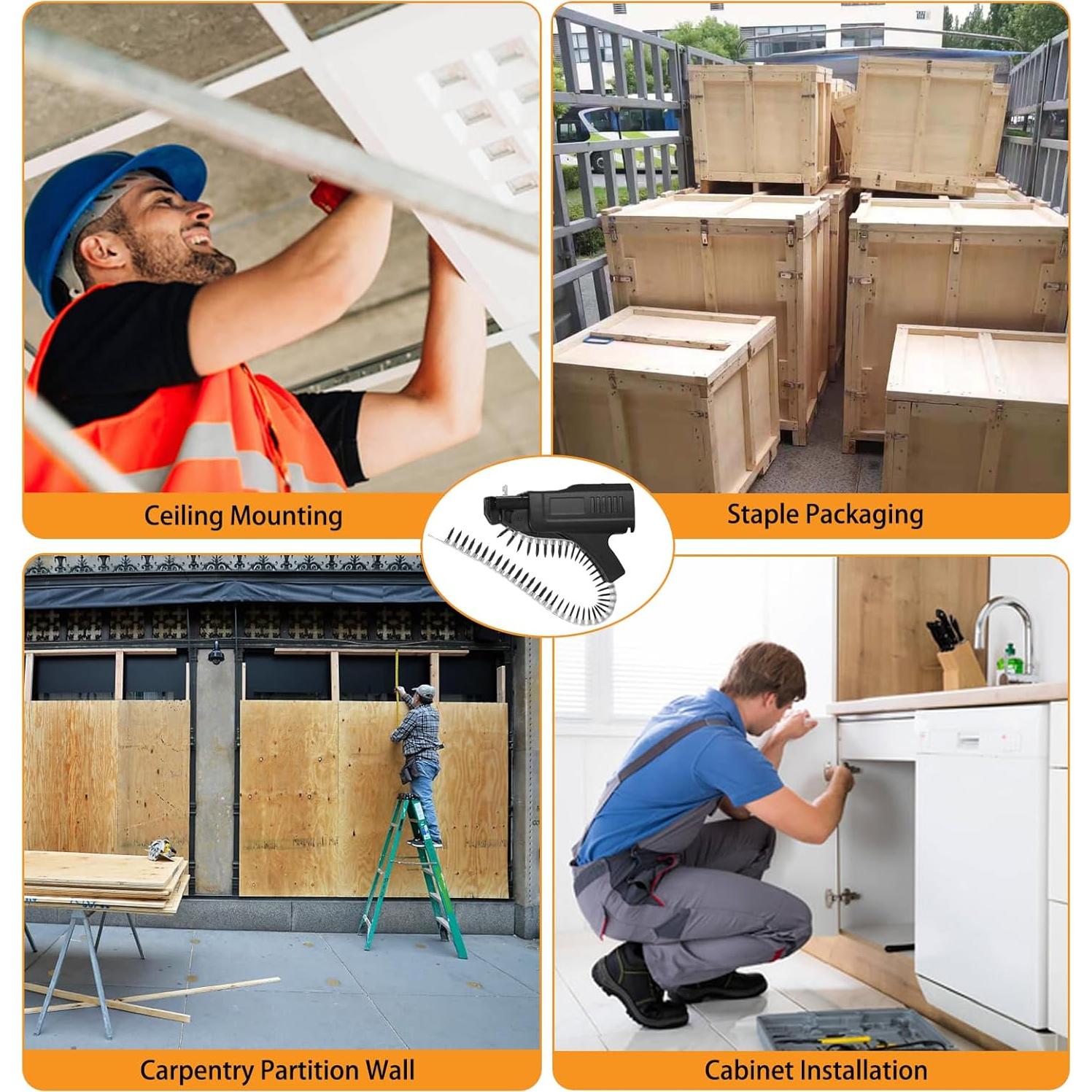 Adaptador de Pistola de Tornillos Kurras para Drywall 120V