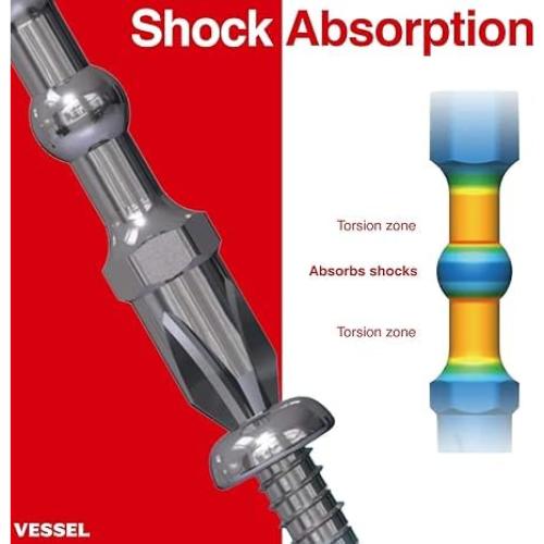 Destornillador eléctrico VESSEL e-ASSIST 25 piezas 3.6V