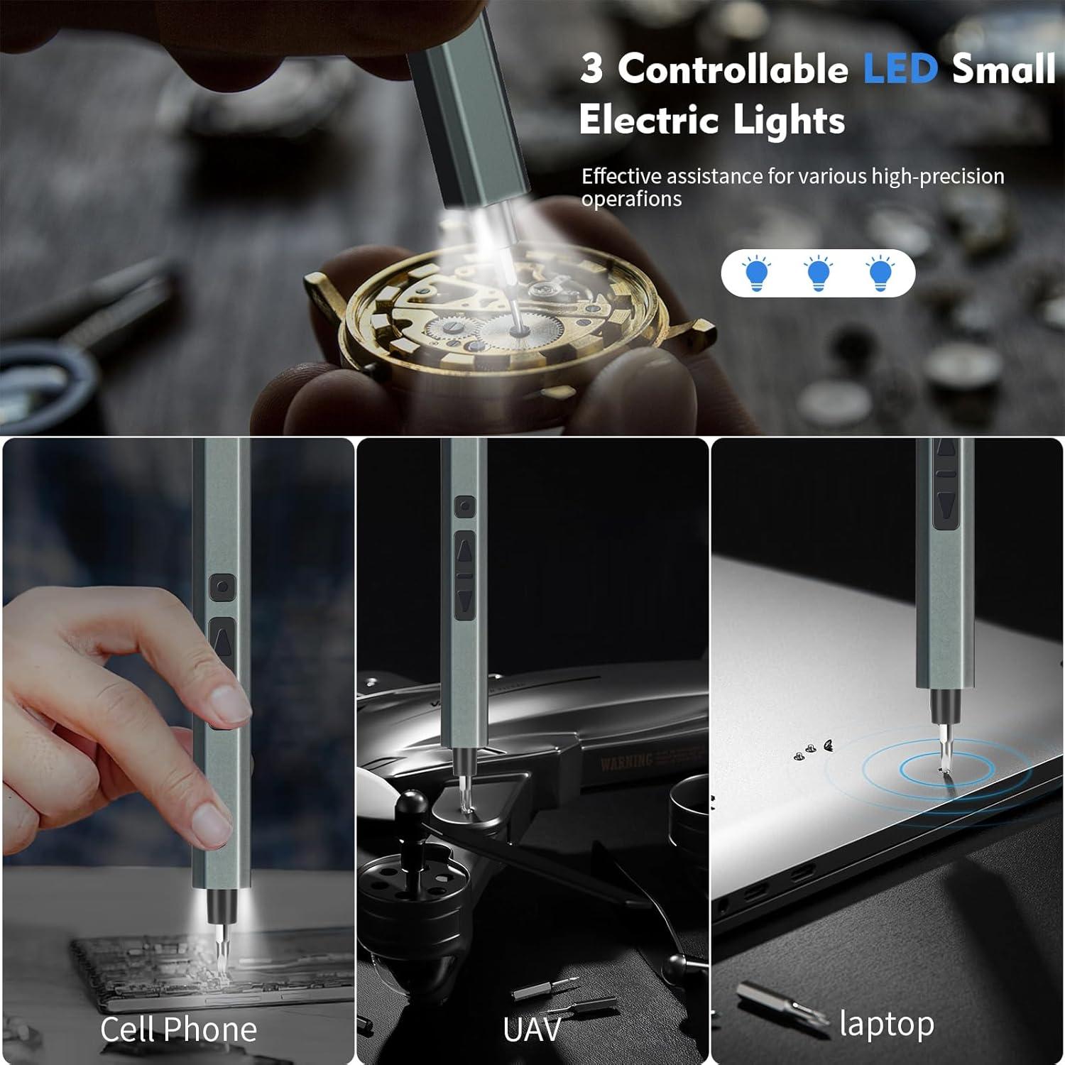 Destornillador Eléctrico JONEME 46-en-1 Inalámbrico Recargable