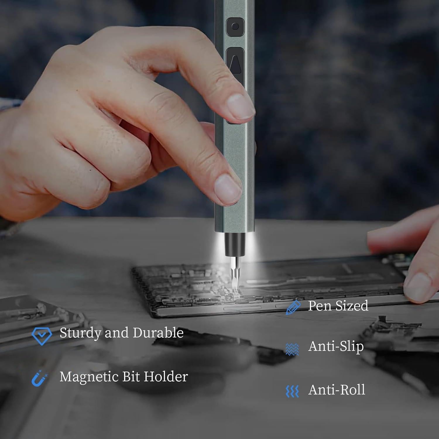 Destornillador Eléctrico JONEME 46-en-1 Inalámbrico Recargable