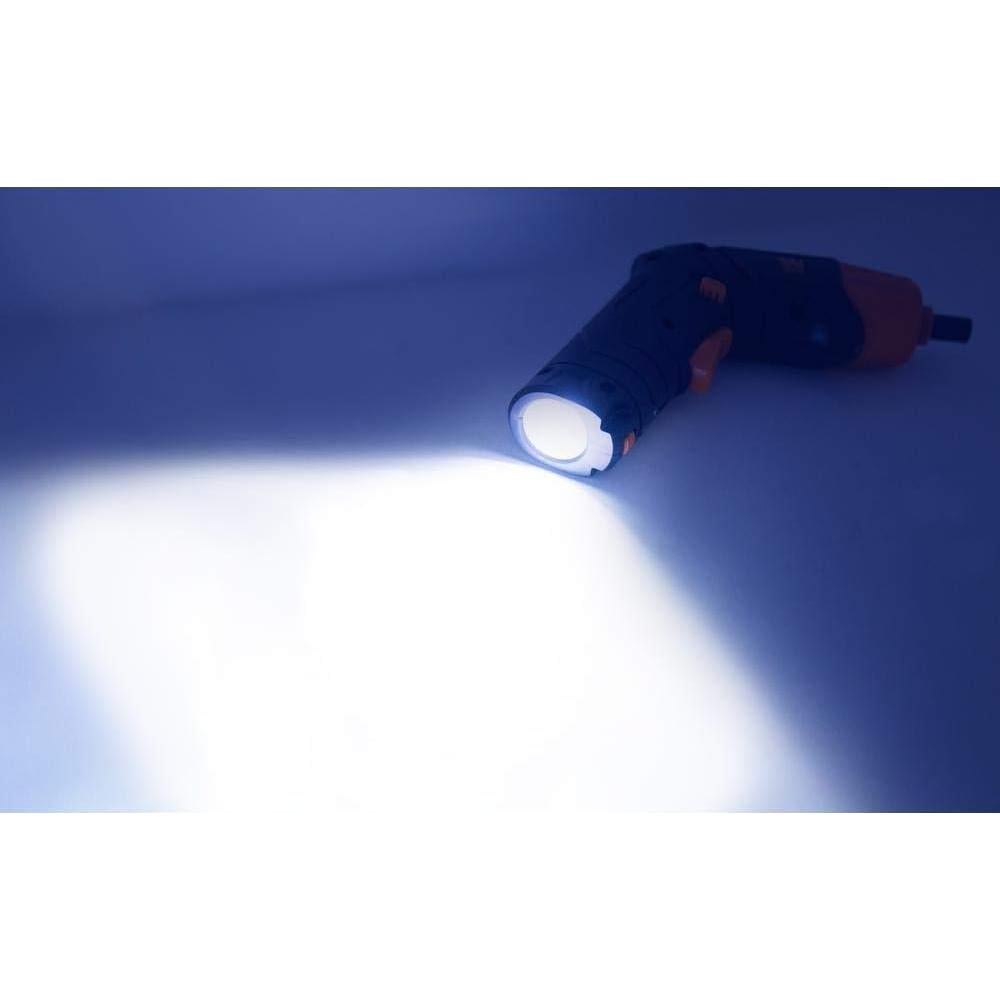 Destornillador Eléctrico Inalámbrico WEN 4V con Linterna y Accesorios