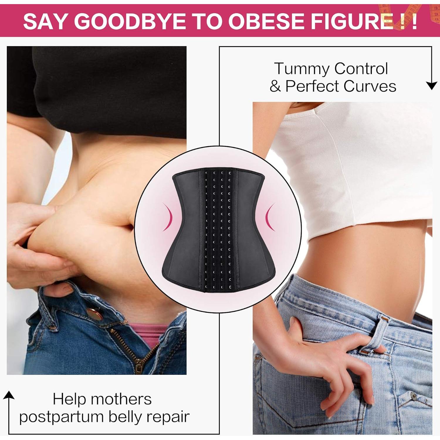 Faja Moldeadora YIANNA para Mujeres Negro 4 Ganchos