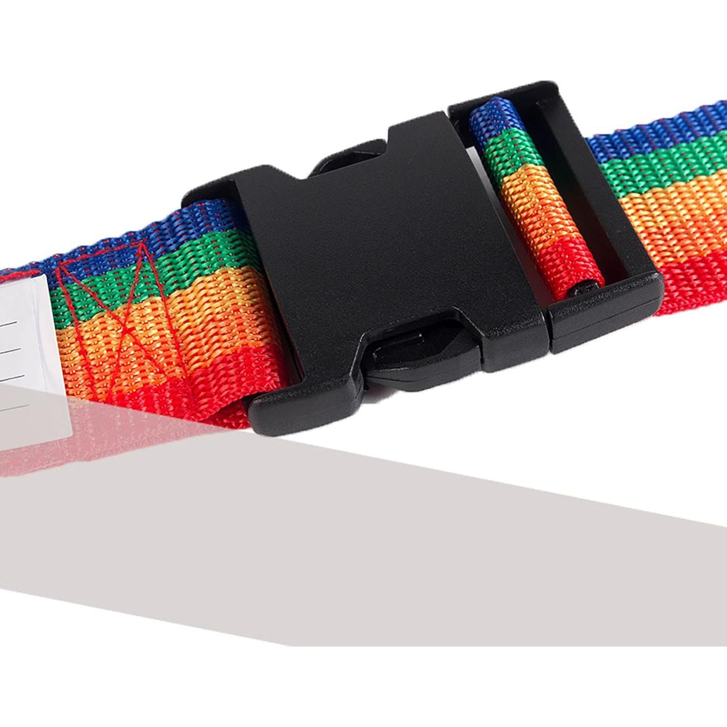 Correas de Equipaje YIKANGHENG Ajustables 4 Pcs 5 cm x 2,04 m