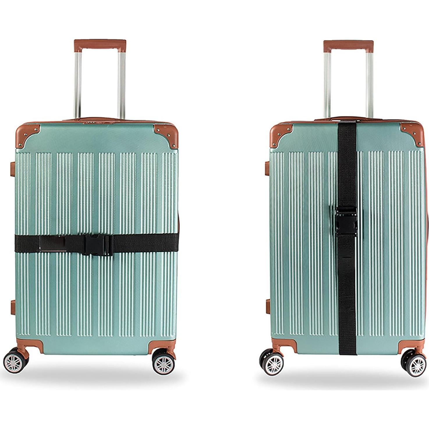 Correas de Equipaje YIKANGHENG Ajustables 4 Pcs 5 cm x 2,04 m