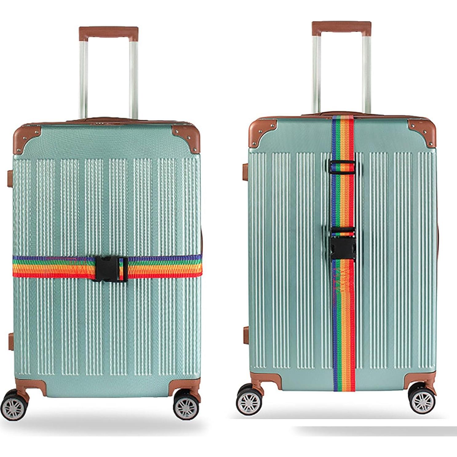 Correas de Equipaje YIKANGHENG Ajustables 4 Pcs 5 cm x 2,04 m