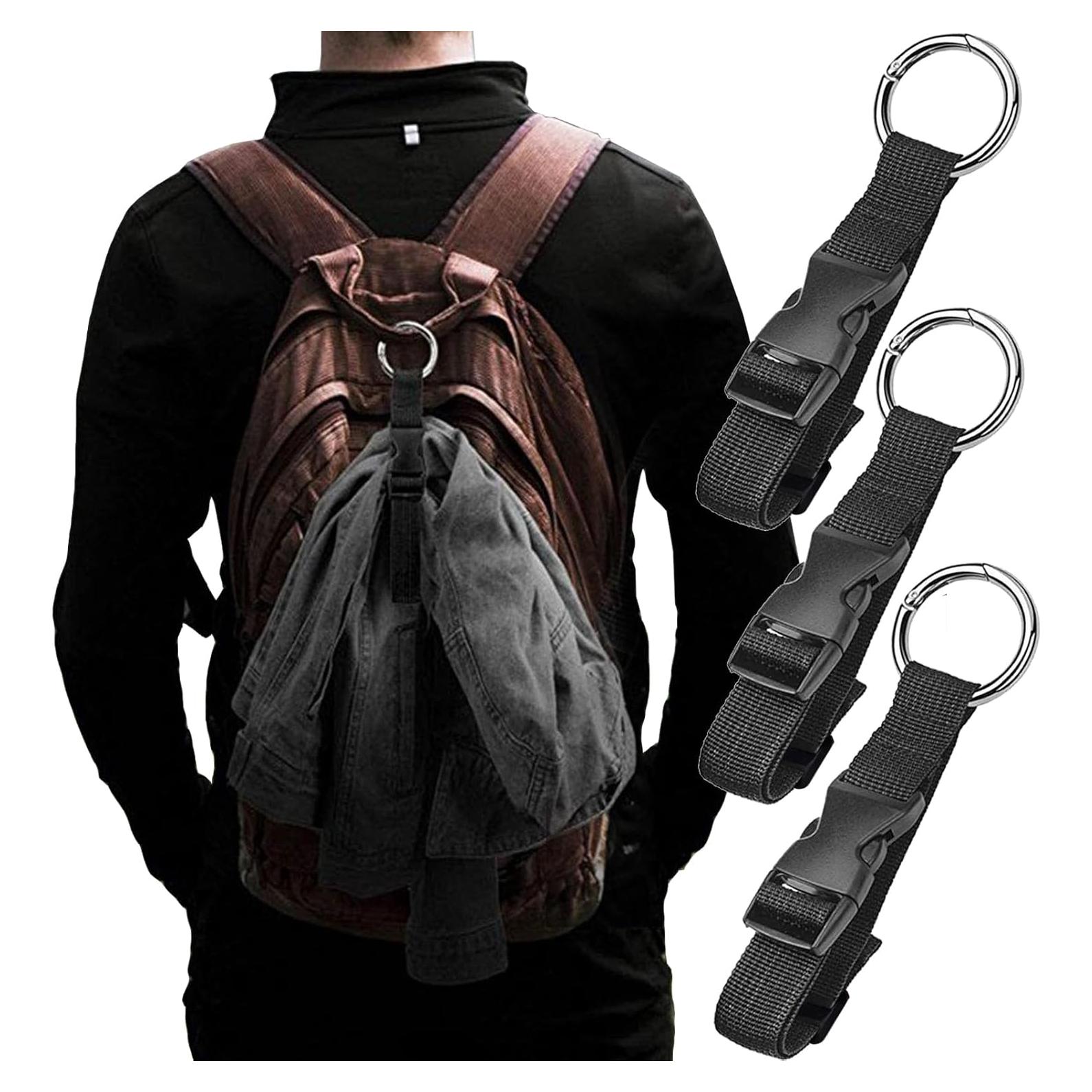 Juego de 3 Correas de Equipaje Ajustables Haojiaho Negro