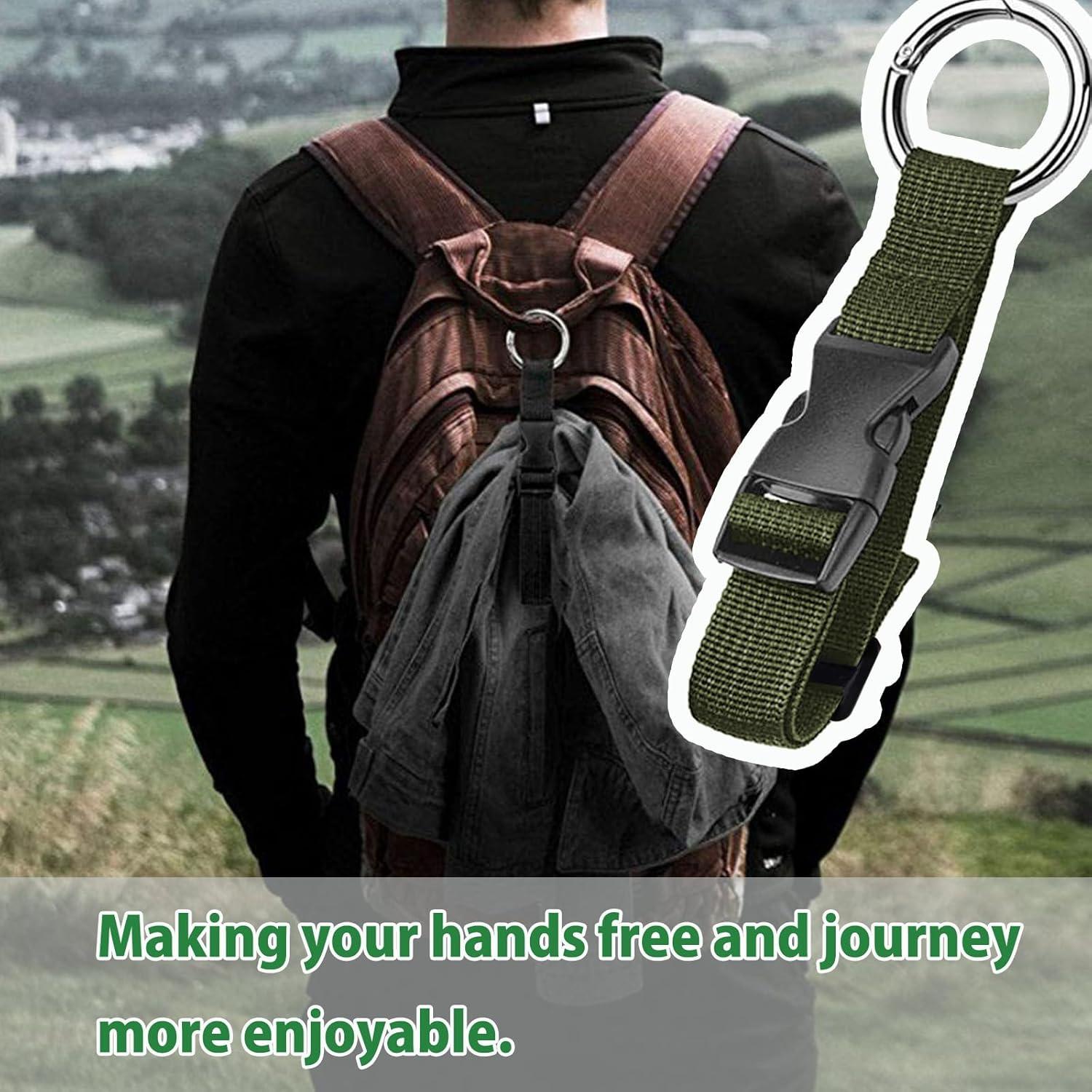 Juego de 3 Correas de Equipaje Ajustables Haojiaho Negro