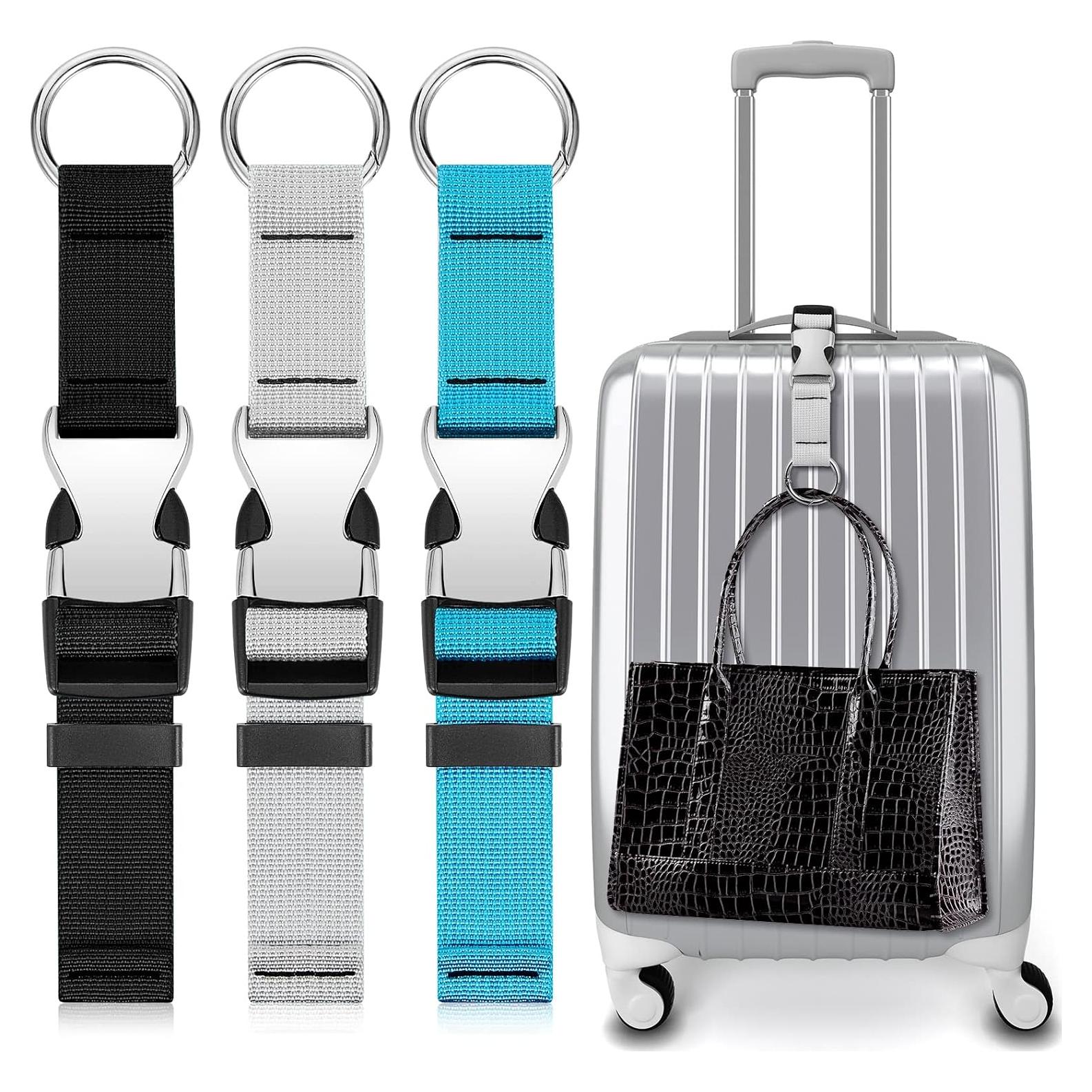 Correas de Equipaje Amylove 3 Pcs Ajustables Nylon