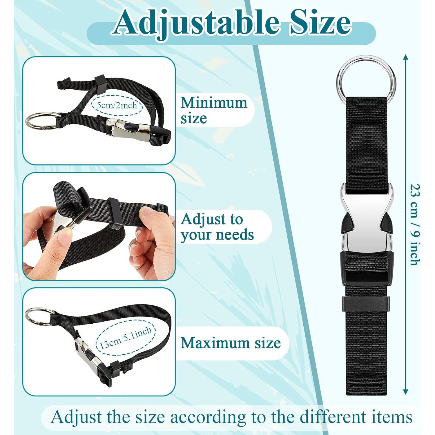 Correas de Equipaje Amylove 3 Pcs Ajustables Nylon