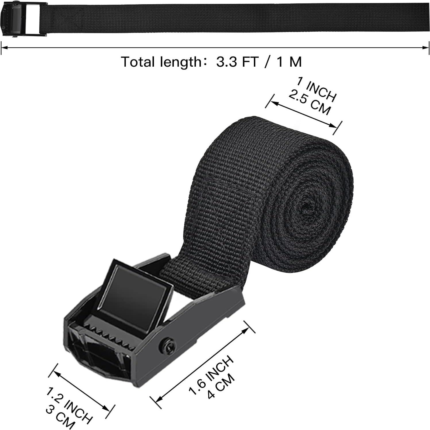 Correas de Amarre Kshineni 6 Pcs 1m x 2.5cm Ajustables