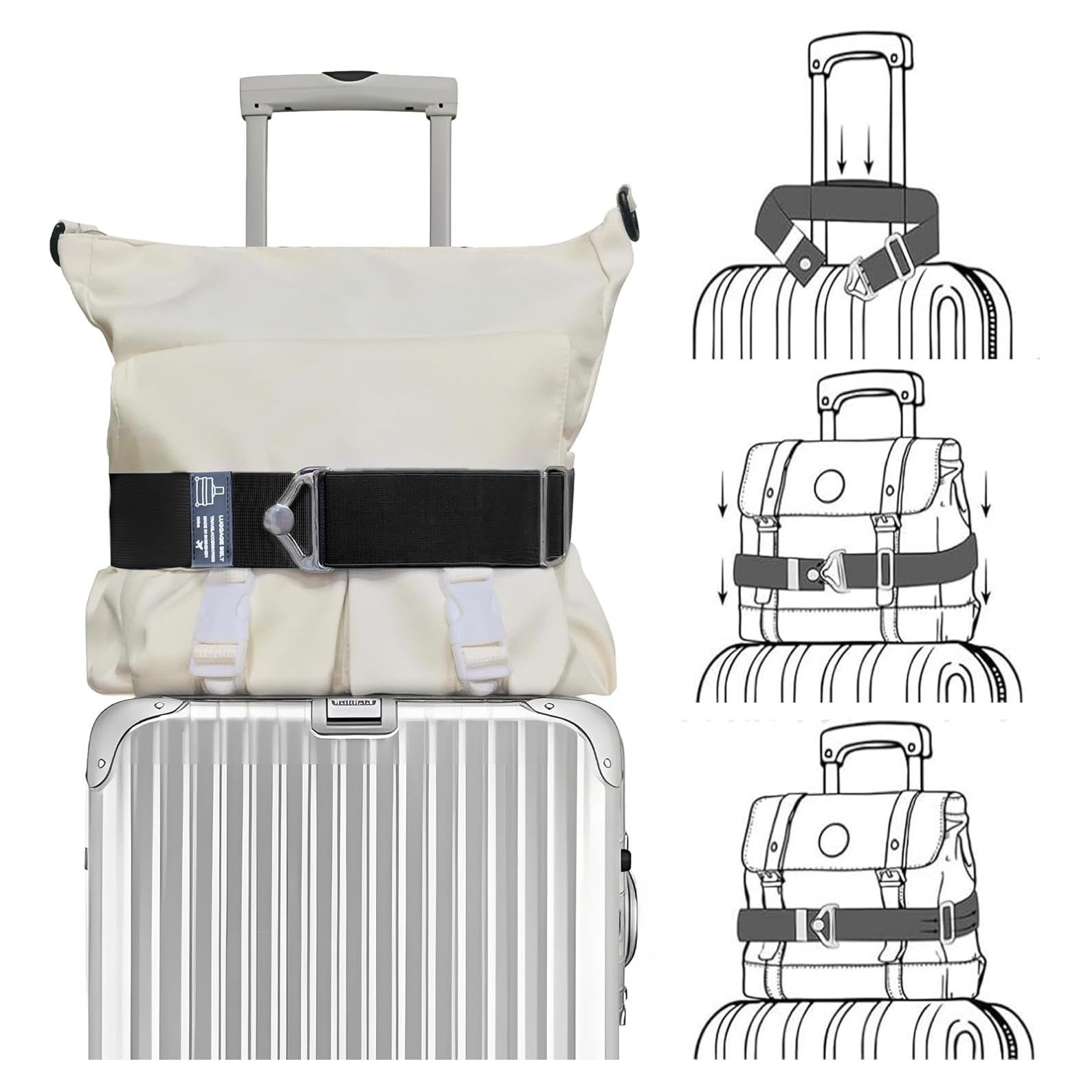 Cinturón de viaje 2 en 1 LvliLighting negro ajustable