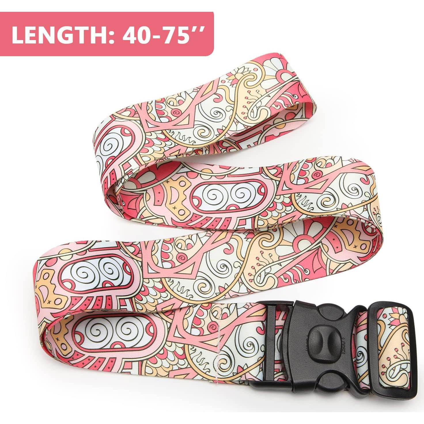 Correas Ajustables GARDIGER 2 Unidades 100-190 cm Flor Rosa