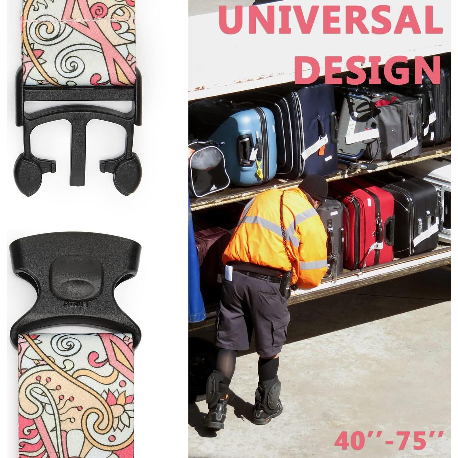 Correas Ajustables GARDIGER 2 Unidades 100-190 cm Flor Rosa