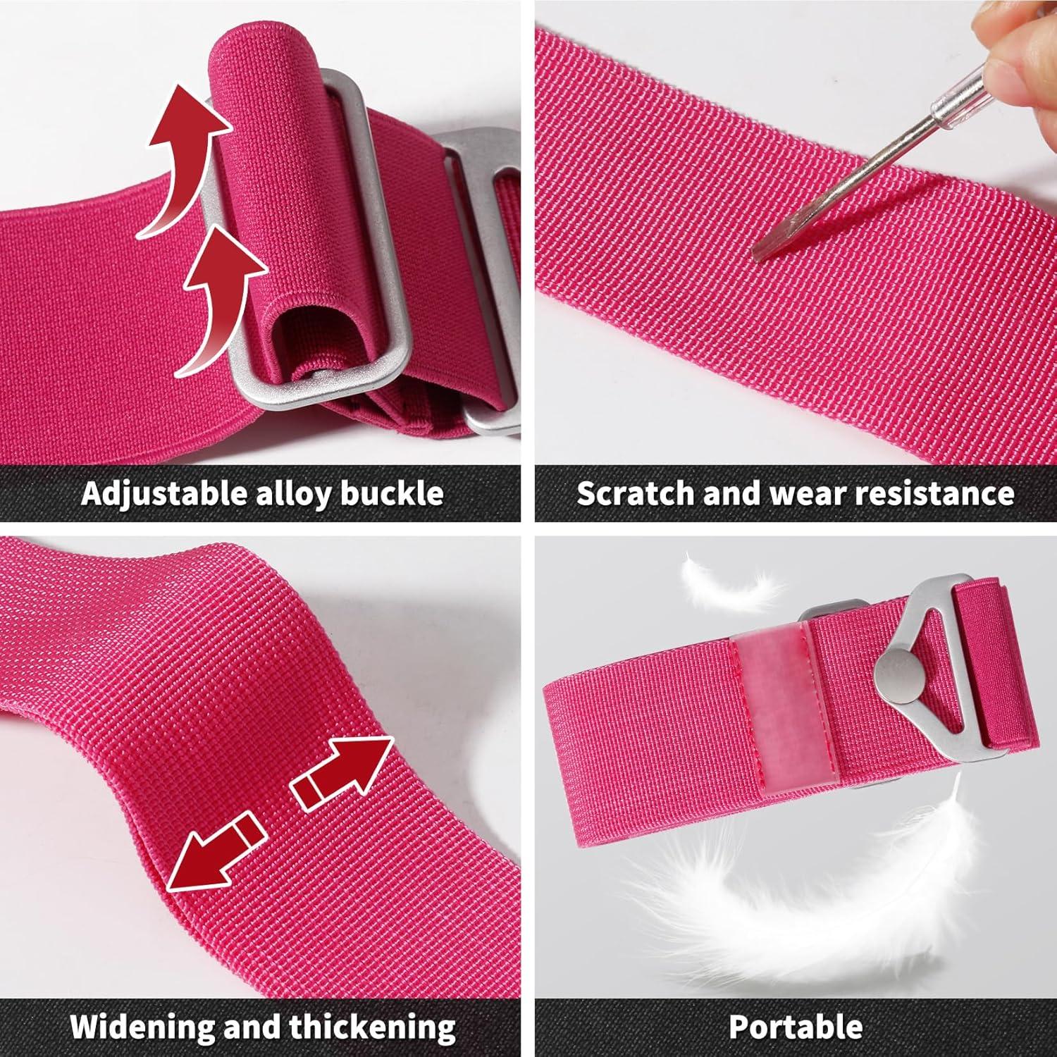 Cinturón de Viaje 2-en-1 TOOVREN Rosa Ajustable 71,5-90 cm