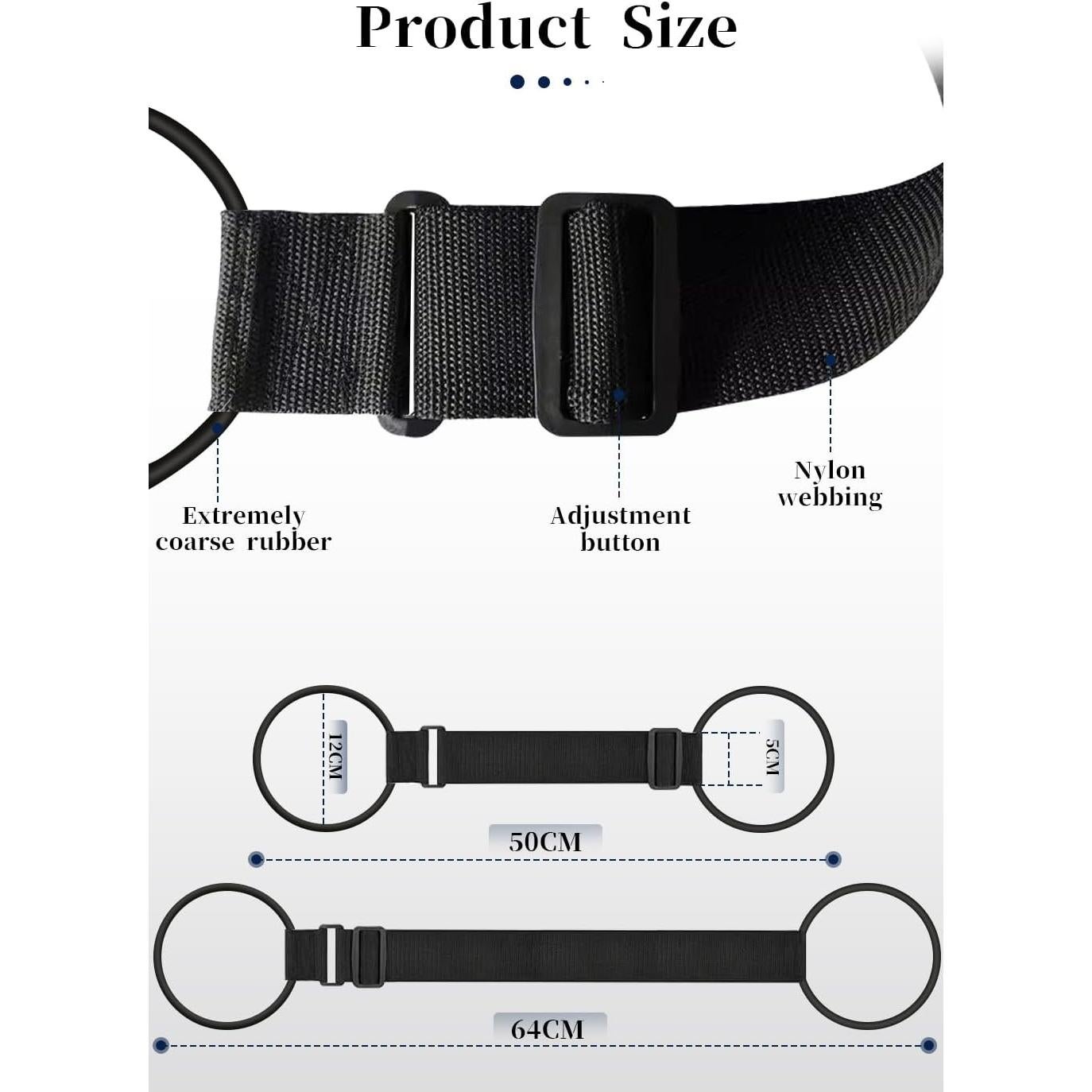 Correas de Equipaje Ajustables ZXZone 2 Pcs 5cm x 64cm