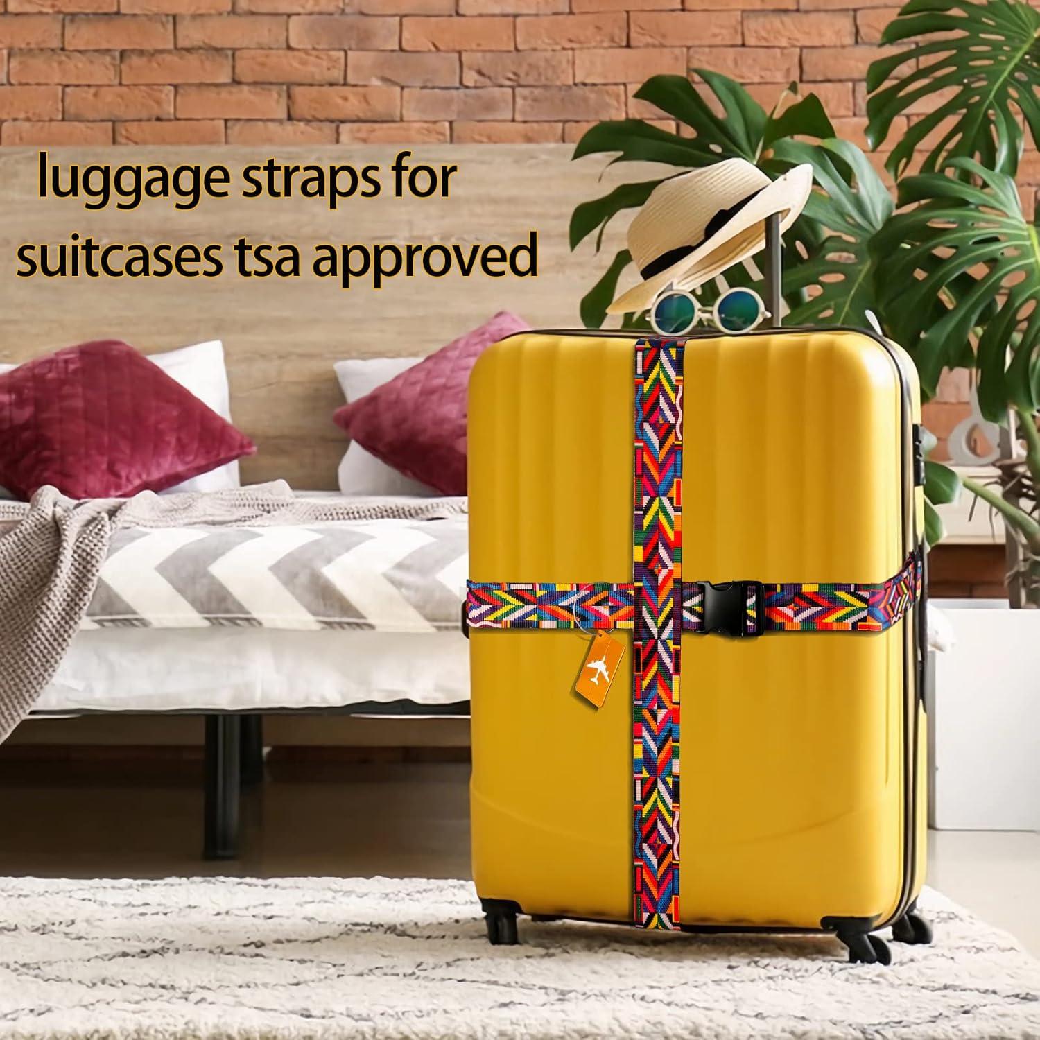 Correas de Equipaje Ajustables CEPORASK 2023 Colorido 1.85m