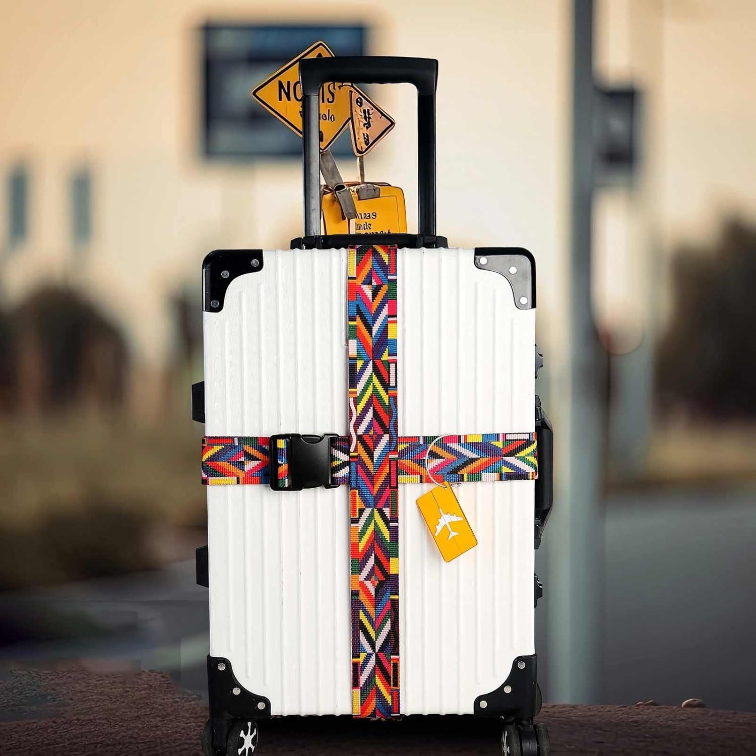 Correas de Equipaje Ajustables CEPORASK 2023 Colorido 1.85m