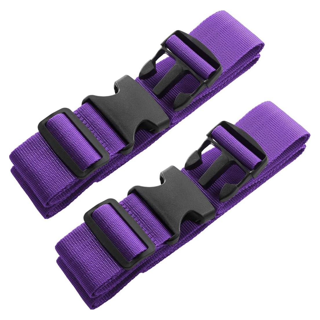 Correas de Equipaje Ajustables Youteer 2pcs Morado 187,96 cm