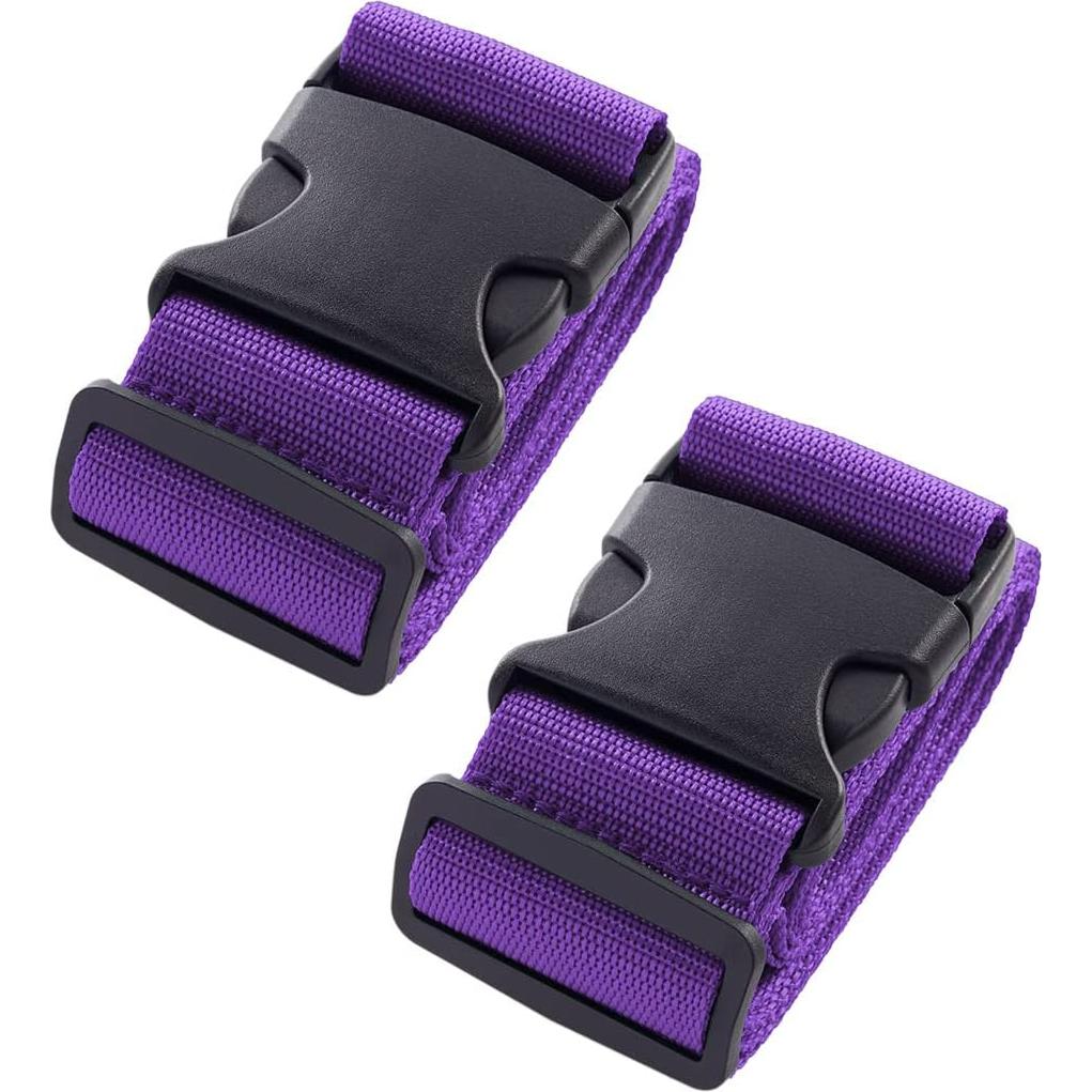 Correas de Equipaje Ajustables Youteer 2pcs Morado 187,96 cm