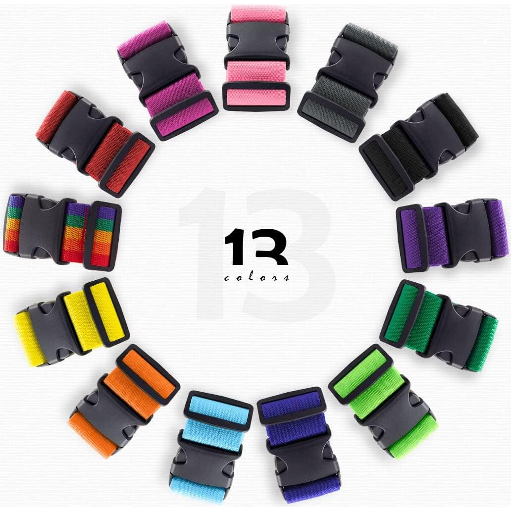 Correas de Equipaje Ajustables Youteer 2pcs Morado 187,96 cm